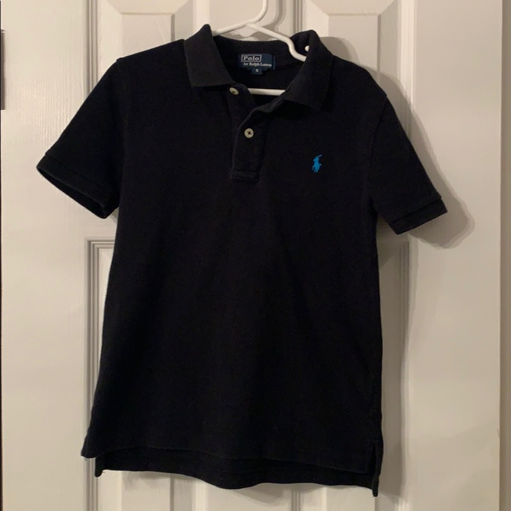 Boys Black Polo